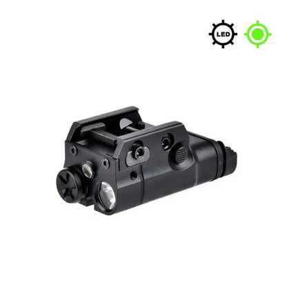 WADSN XC2 Compact Tactical Light Rail Mount LED Flashlight with Green Laser - APEXTAC GEAR