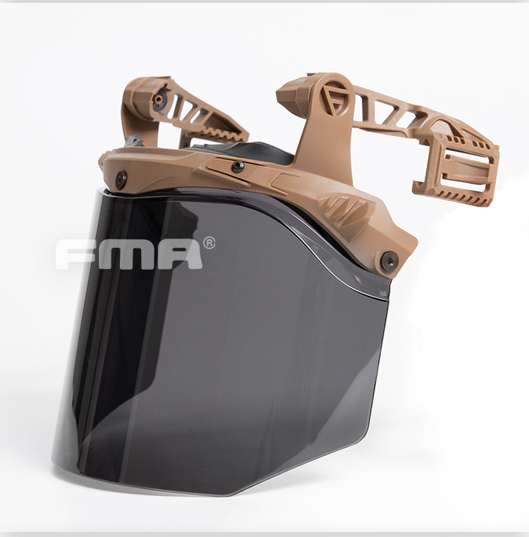 FMA EX Face Shield Riot Mask Protective Face Goggle EX 3.0 Rail - DE ...
