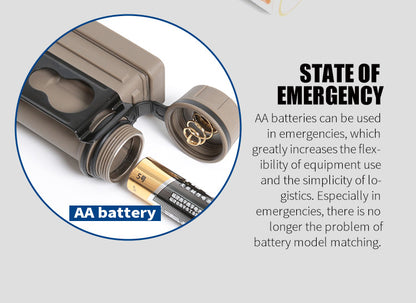 FMA Rattler Compact II Hands Free Light - BLACK - APEXTAC GEAR