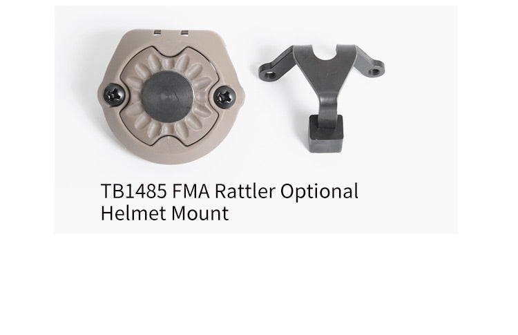 FMA Rattler Compact II Hands Free Light - BLACK - APEXTAC GEAR