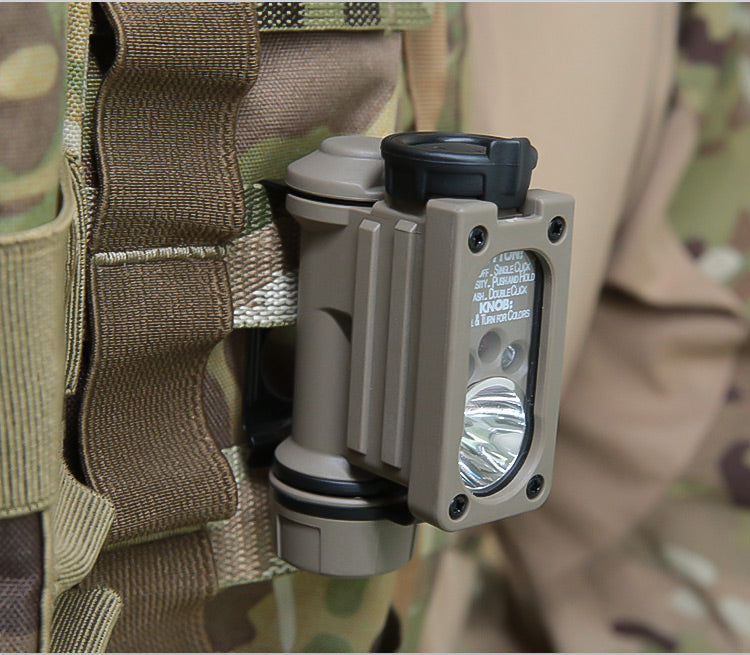FMA Rattler Compact II Hands Free Light - BLACK - APEXTAC GEAR