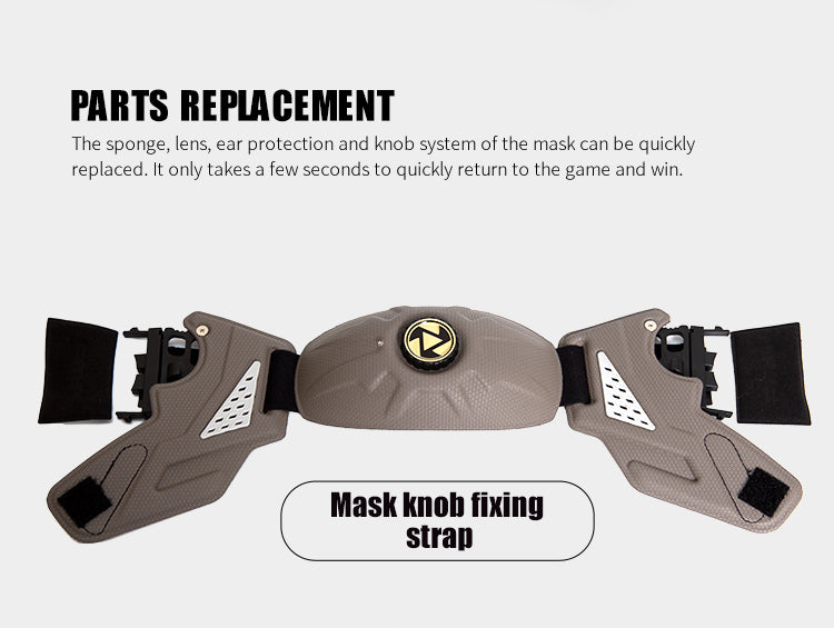 FMA F5 STORM GOGGLE MASK Paintball Airsoft Outdoor Sport - Clear Lens (TB1688) - APEXTAC GEAR