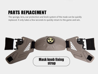 FMA F5 STORM GOGGLE MASK Paintball Airsoft Outdoor Sport - Clear Lens (TB1688) - APEXTAC GEAR