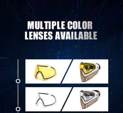 FMA F5 STORM GOGGLE MASK Paintball Airsoft Outdoor Sport - Blue Lens (TB1688) - APEXTAC GEAR