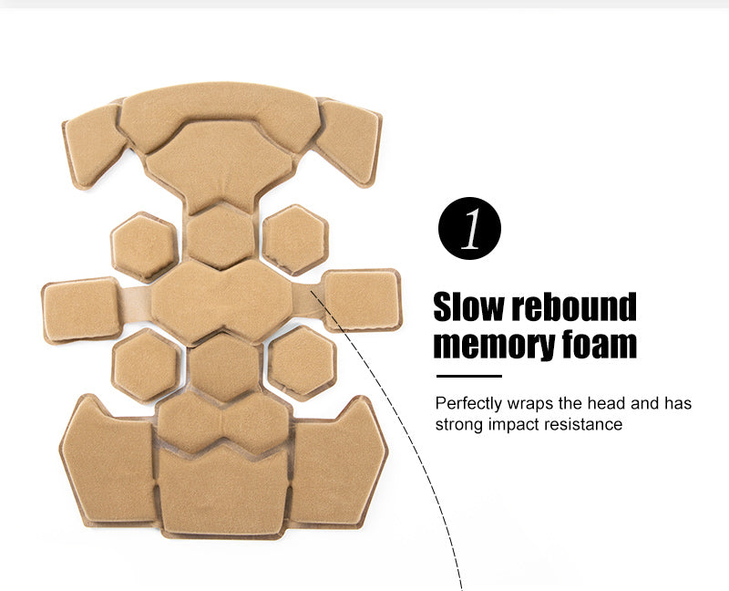 FMA "Yunlin" Super Comfortable Dual Layer Memory Foam Helmet Pad Cushion TB1478 - APEXTAC GEAR