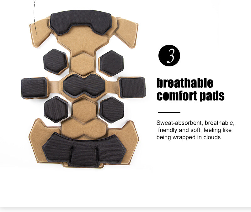 FMA "Yunlin" Super Comfortable Dual Layer Memory Foam Helmet Pad Cushion TB1478 - APEXTAC GEAR