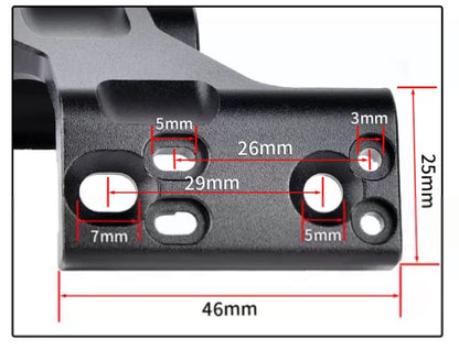 WADSN AIM-O FST FTC ET G33 Magnifier Scope Mount 20mm Rail Mount (AO9037) - APEXTAC GEAR