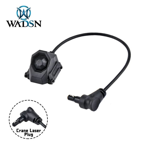 WADSN AXON Modbuttom AN SL Single Port Rail Mount Control Switch (BK / Crane Plug) - APEXTAC GEAR