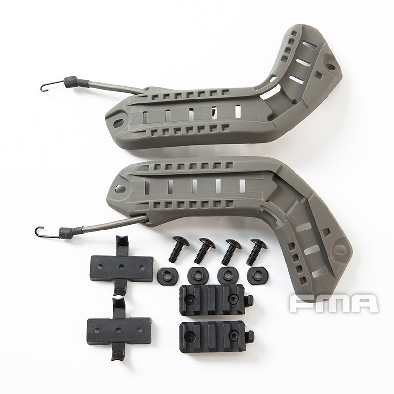 FMA ARC Helmet Rail Kit for OPS FAST Helmet - FG Green (TB291) - APEXTAC GEAR