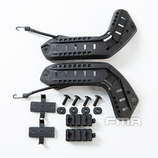 FMA ARC Helmet Rail Kit for OPS FAST Helmet - BLACK (TB290) - APEXTAC GEAR