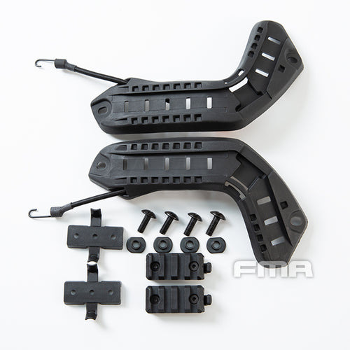 FMA ARC Helmet Rail Kit for OPS FAST Helmet - BLACK (TB290) - APEXTAC GEAR