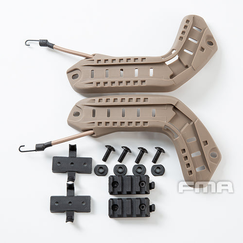 FMA ARC Helmet Rail Kit for OPS FAST Helmet - DE TAN (TB292) - APEXTAC GEAR