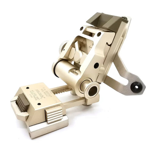 SOTAC GEAR L2G05 Low Profile NVG Helmet Mount with Shroud - Silver - APEXTAC GEAR