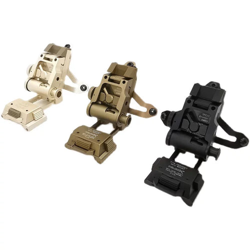 SOTAC GEAR L2G05 Low Profile NVG Helmet Mount with Shroud - Silver - APEXTAC GEAR