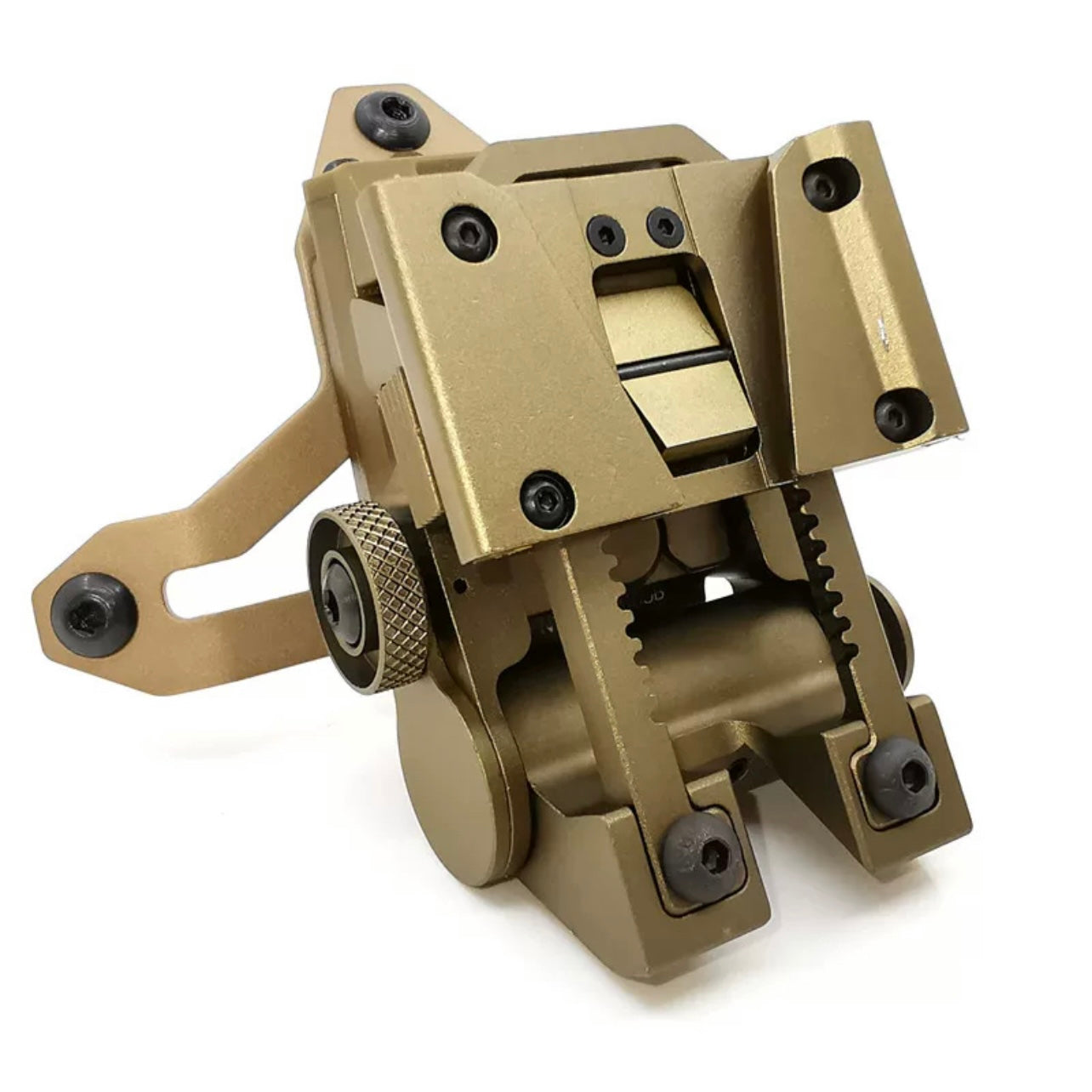 SOTAC GEAR L2G05 Low Profile NVG Helmet Mount with Shroud - TAN - APEXTAC GEAR