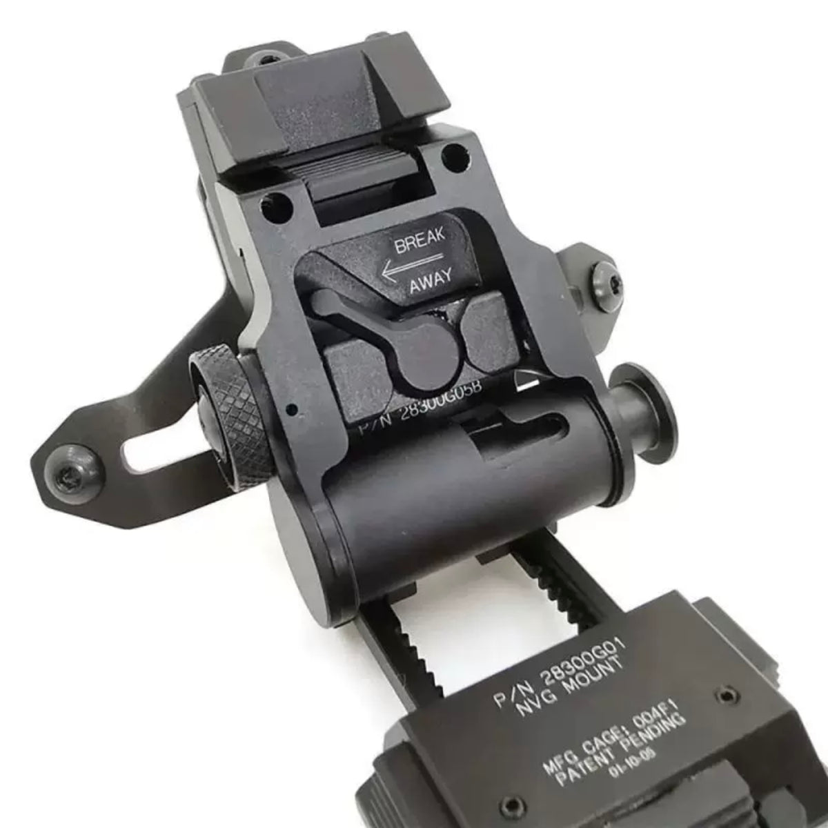 SOTAC GEAR L2G05 Low Profile NVG Helmet Mount with Shroud - BLACK - APEXTAC GEAR