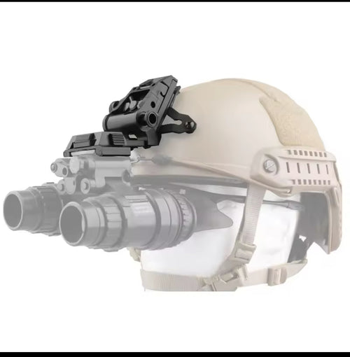 SOTAC GEAR L2G05 Low Profile NVG Helmet Mount with Shroud - Silver - APEXTAC GEAR