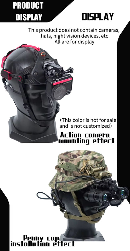 DMgear GANGGU NVG Device Frame Head Harness for NVG Action Cam - APEXTAC GEAR