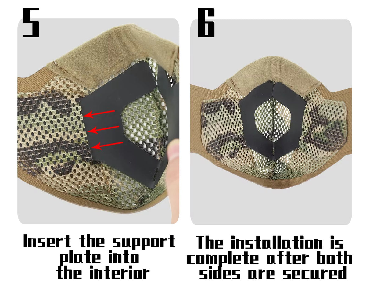 DMgear Face Shield Tactical Face Mask Laser Cut Version - APEXTAC GEAR