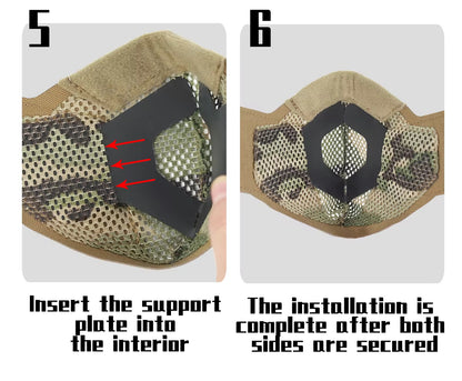 DMgear Face Shield Tactical Face Mask Laser Cut Version - APEXTAC GEAR