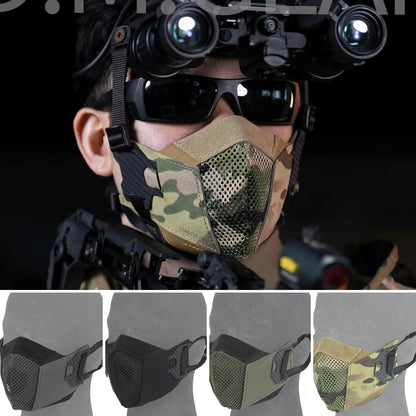 DMgear Face Shield Tactical Face Mask Laser Cut Version - APEXTAC GEAR