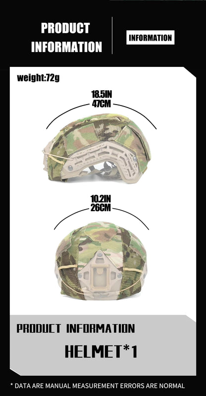 DMgear DM Original Helmet Cover for Caiman Helmet L/XL Size - APEXTAC GEAR