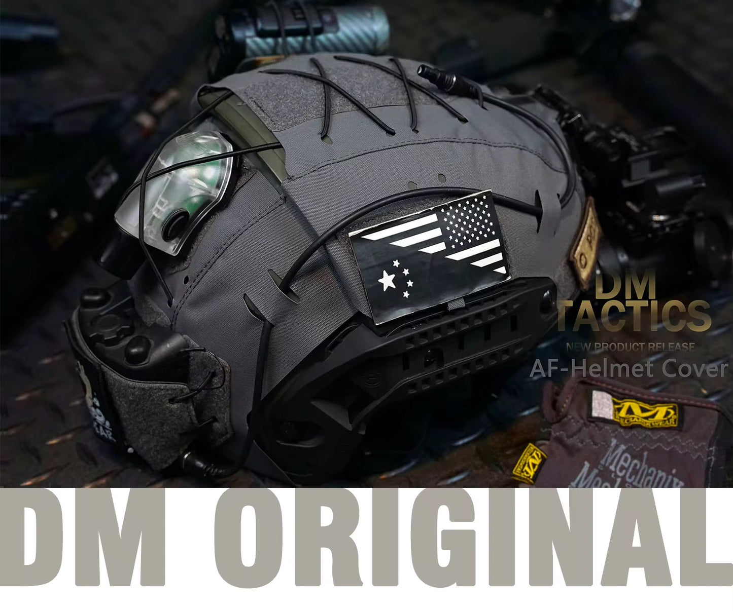 DMgear DM Original Helmet Cover for AF Helmet - APEXTAC GEAR