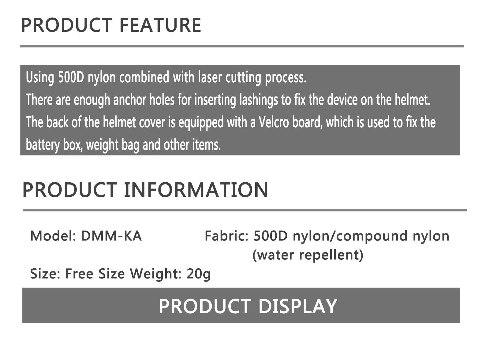 DMgear DM Original Helmet Cover for AF Helmet - APEXTAC GEAR