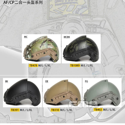 FMA AF Style Protective Tactical Helmet - MCBK - APEXTAC GEAR