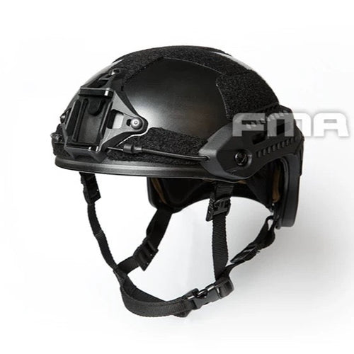 FMA MT FLX Protective Tactical Helmet Outdoor Training Paintball - BLACK - APEXTAC GEAR