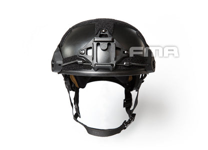 FMA MT FLX Protective Tactical Helmet Outdoor Training Paintball - BLACK - APEXTAC GEAR
