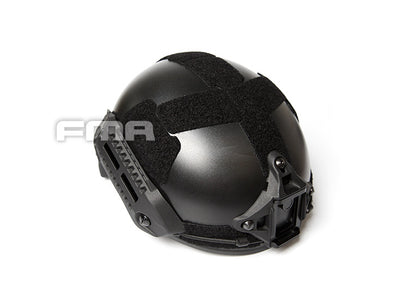 FMA MT FLX Protective Tactical Helmet Outdoor Training Paintball - BLACK - APEXTAC GEAR