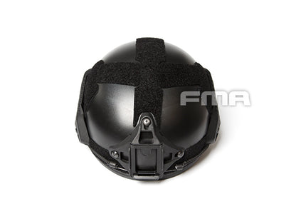 FMA MT FLX Protective Tactical Helmet Outdoor Training Paintball - BLACK - APEXTAC GEAR
