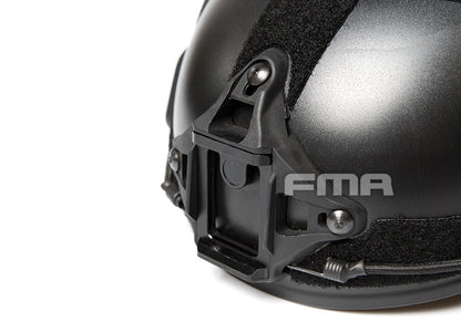 FMA MT FLX Protective Tactical Helmet Outdoor Training Paintball - BLACK - APEXTAC GEAR
