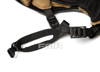 FMA MT FLX Protective Tactical Helmet Outdoor Training Paintball - BLACK - APEXTAC GEAR