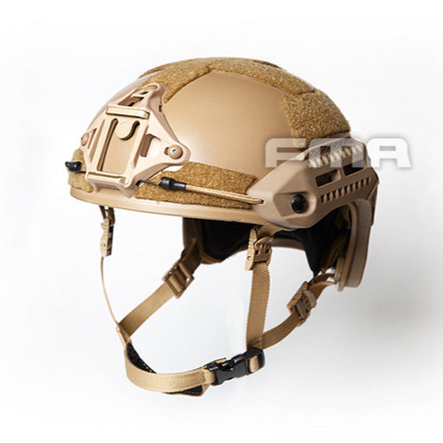 FMA MT FLX Protective Tactical Helmet Outdoor Training Paintball - FDE - APEXTAC GEAR