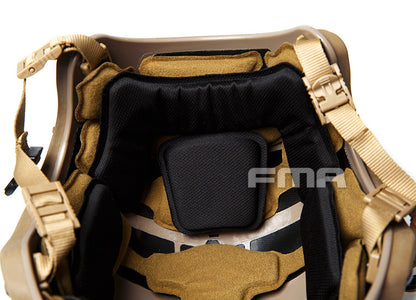 FMA MT FLX Protective Tactical Helmet Outdoor Training Paintball - FDE - APEXTAC GEAR