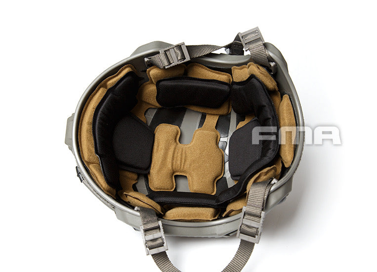 FMA MT FLX Protective Tactical Helmet Outdoor Training Paintball - FG Green - APEXTAC GEAR