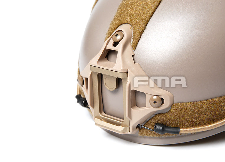 FMA MT FLX Protective Tactical Helmet Outdoor Training Paintball - TAN - APEXTAC GEAR