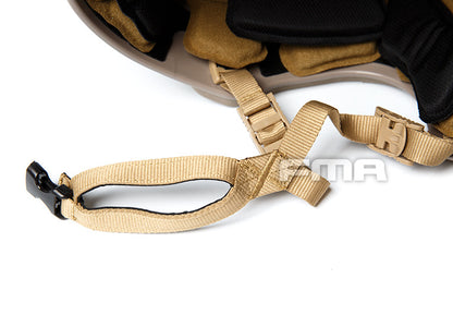 FMA MT FLX Protective Tactical Helmet Outdoor Training Paintball - TAN - APEXTAC GEAR