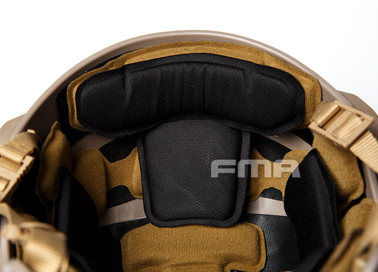 FMA MT FLX Protective Tactical Helmet Outdoor Training Paintball - TAN - APEXTAC GEAR