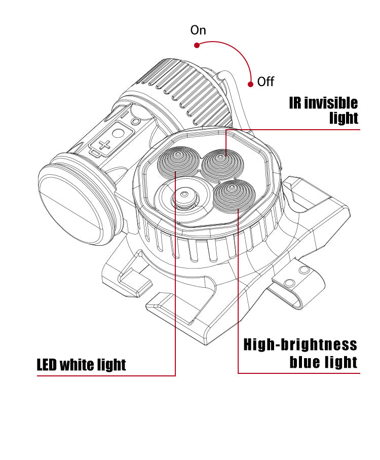 FMA Neptune 5 Diving Marker Light Waterproof Ipx68 Search and Rescue Strobe - BK - APEXTAC GEAR