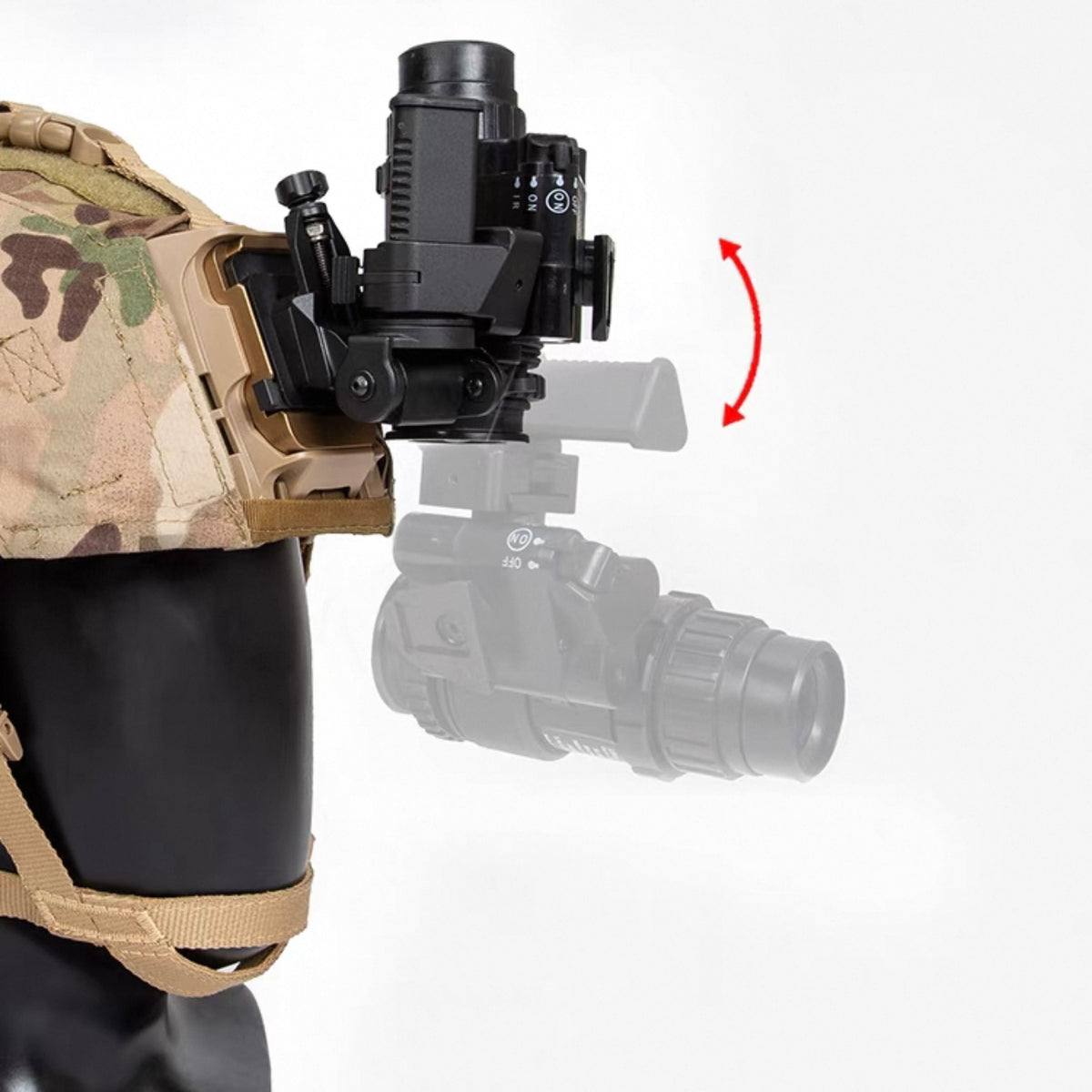 FMA NRT Style NVG Helmet Mount CNC Aluminium Made - APEXTAC GEAR