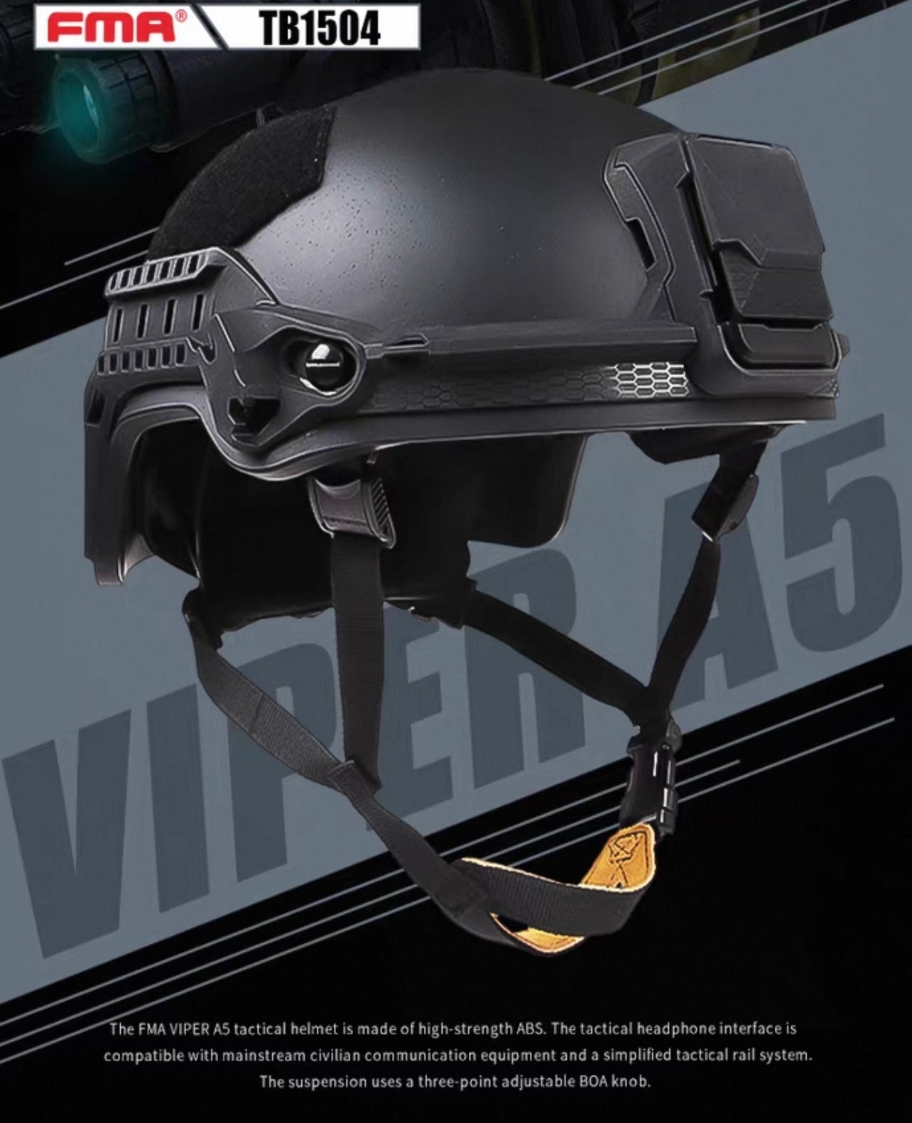 FMA RV A5 High Cut Tactical Helmet - TAN (TB1504) - APEXTAC GEAR