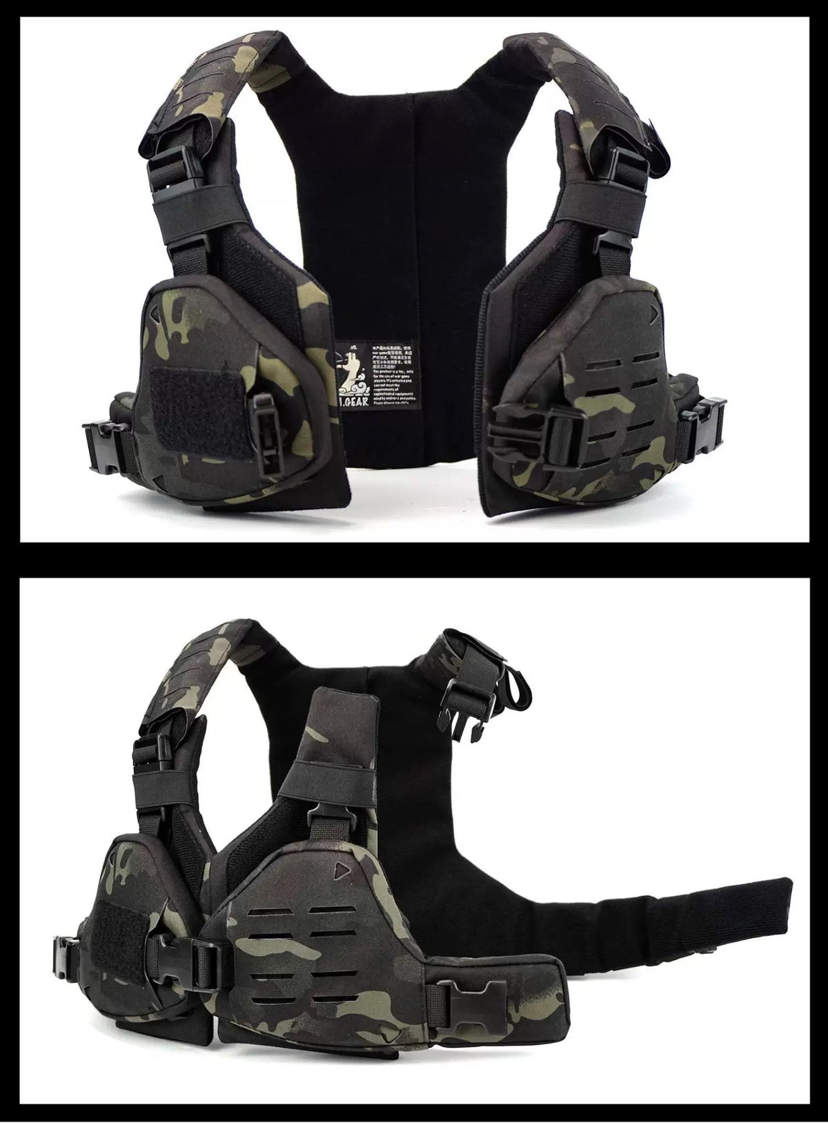 DM Gear Tactical Bikini Breastplate Plate Carrier Armor - APEXTAC GEAR