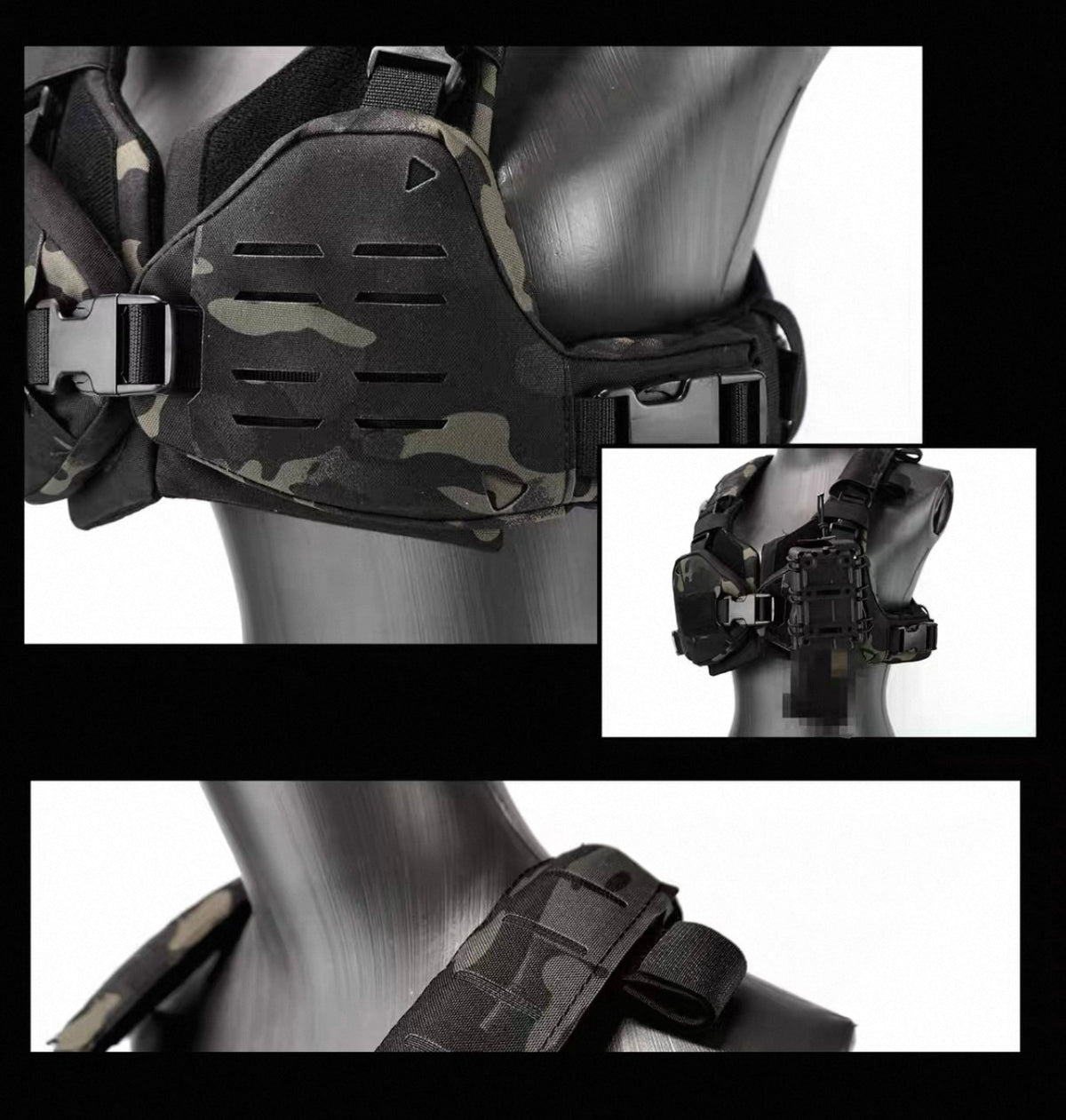 DM Gear Tactical Bikini Breastplate Plate Carrier Armor - APEXTAC GEAR