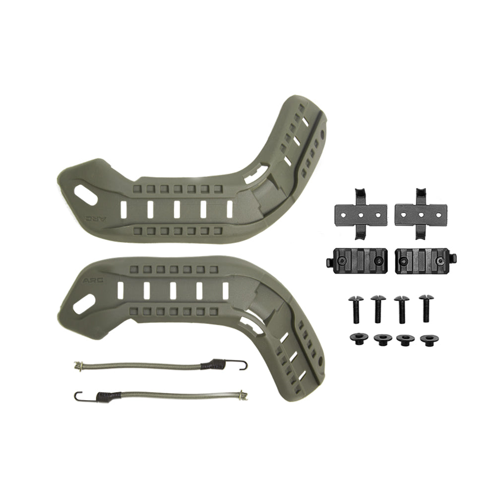 FMA ARC Helmet Rail Kit for MICH Helmet - FG Green (TB925) - APEXTAC GEAR