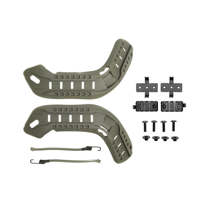 FMA ARC Helmet Rail Kit for MICH Helmet - FG Green (TB925) - APEXTAC GEAR