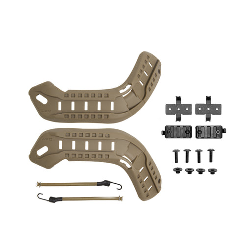 FMA ARC Helmet Rail Kit for MICH Helmet - TAN (TB924) - APEXTAC GEAR