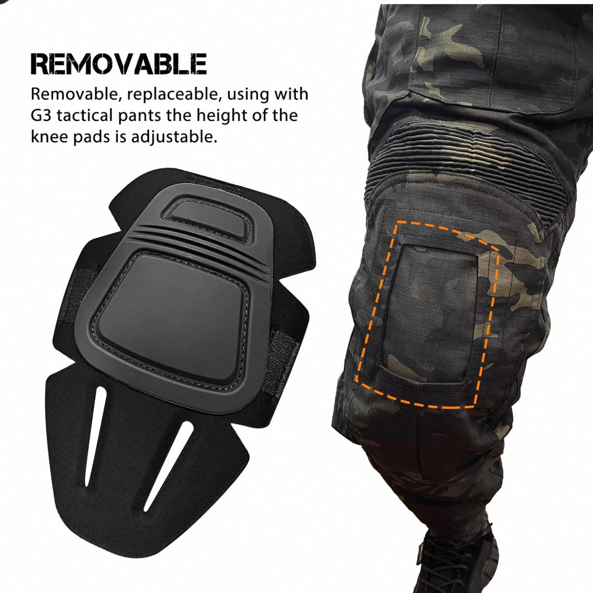 G3 Style Protective Removable Knee Pad for Combat Pant - APEXTAC GEAR